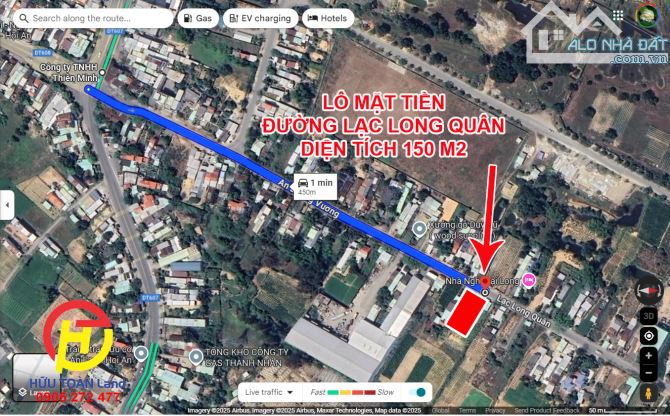 Đường An Dương Vương; gần ngã tư Thương Tín: Bán lô đất 150 m2; giá rẻ