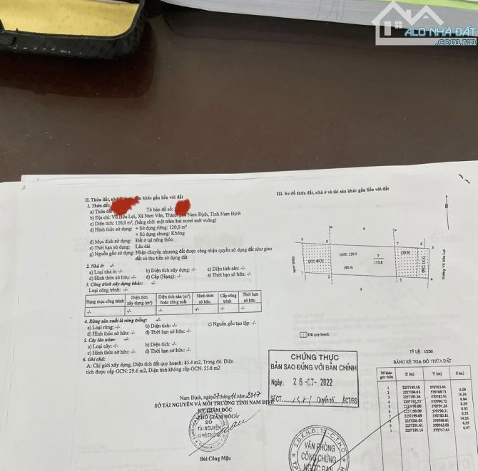 💥💥 CẦN BÁN MẢNH ĐẤT MẶT ĐƯỜNG VŨ HỮU LỢI - NAM ĐỊNH:      KINH DOANH BUÔN BÁN TỐT 💥💥