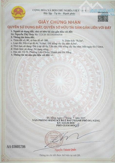 📌📌📌LÀM VIỆC TRỰC TIẾP GIÁ TỐT !!! Bán đất kiệt 483 nguyễn lương bằng