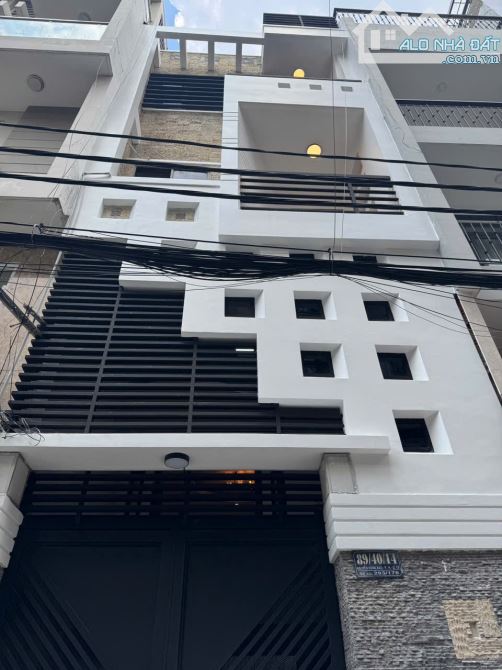 Bán gấp nhà riên hẻm nhựa 7m thông. 5 tầng 4x17. Khu V.I.P Bàu Cát Tân Bình. Chỉ 11,9