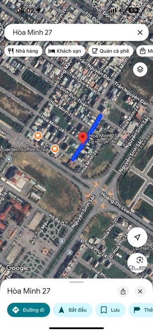 Cần bán lô đất đường Hoà Minh 27, sát Hồ Tùng Mậu - 1