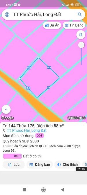 🏡 BÁN LÔ ĐẤT TRUNG TÂM THỊ TRẤN PHƯỚC HẢI – GIÁ TỐT, VỊ TRÍ ĐẸP 🌊 - 1