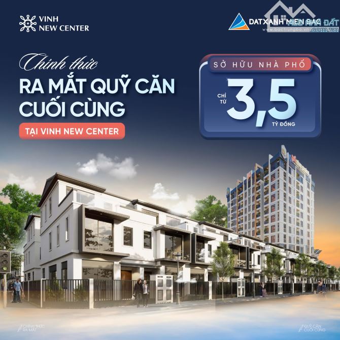 NHÀ 3 TẦNG NGAY ĐỐI DIỆN BẾN XE MỚI TP. VINH NGHI LIÊN - 1