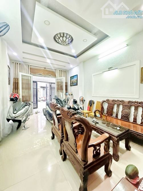SÁT TÊN LỬA, CHỢ BÌNH TRỊ ĐÔNG, 4 TẦNG, ĐƯỜNG NHỰA 8M THÔNG, Ở VÀ KD ĐỈNH - 1