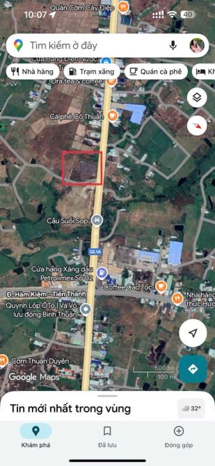 Bán 5400m2 mặt tiền Quốc lộ 1A Hàm Kiệm gần đường dẫn thích hợp làm vựa kho xưởng - 1