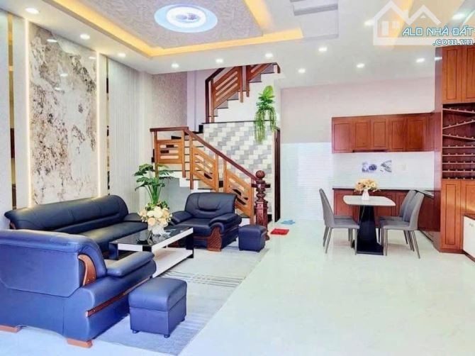 Bán nhà Hẻm 5m  Phạm Văn Chiêu, đối diện Chợ Thạch Đà, 6x8m, 4 T - 4 PN, 6,95 tỷ. - 1