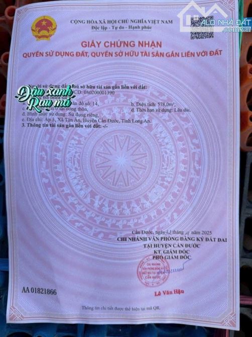 578m đất thổ + căn nhà cấp 4 giá chốt nhanh chỉ 1tỷ1 hàng ngộp chốt nhanh khách ơi . - 1