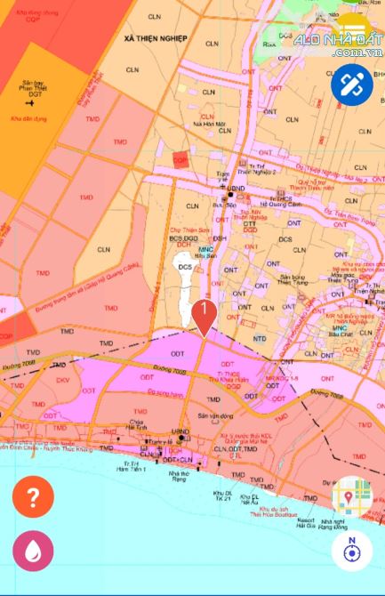 Đại Hạ Giá-Nhiều đất Sào-Mặt tiền đường 715-Mũi Né(Thiện Nghiệp)-Lâm Đồng - 1