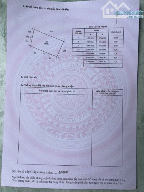Bán 6500m2 đất vườn dừa đường oto gần 883 mới - 1