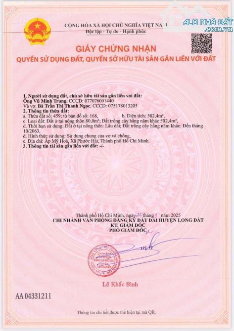 🌿 2 lô đất mặt tiền nhựa TT Phước Hải – View núi, gần biển, giá chỉ từ 2.5 tỷ 🏡 - 1