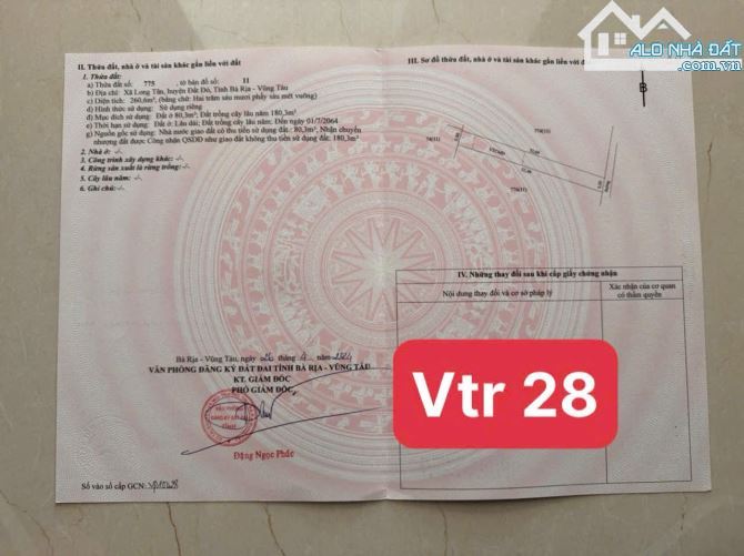 🌴 Bán 18 lô đất F0 MT TL44B Phước Hải – Long Đất, BRVT, gần biển chỉ 5km 🌊 - 1