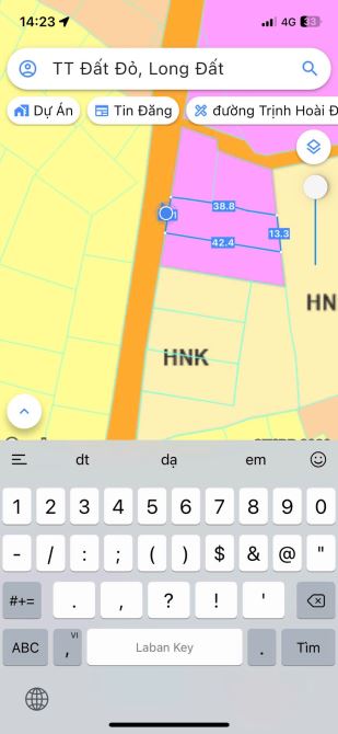 BÁN 531M2(13×42) MẶT TIỀN ĐƯỜNG NHỰA XÃ ĐẤT ĐỎ - TP HCM.TIỆN ÍCH XUNG QUANH GIÁ SIÊU RẺ - 1