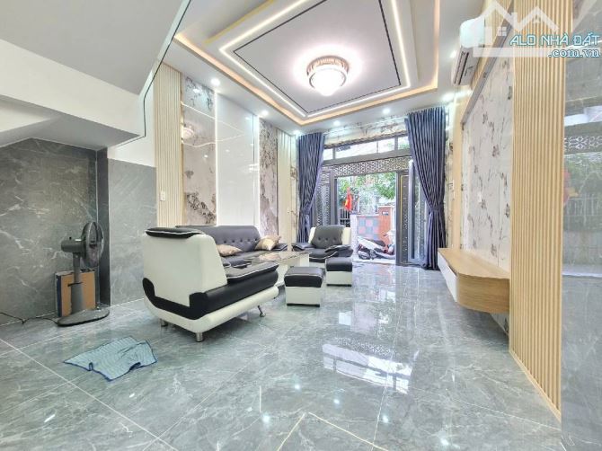 NHÀ MỚI XÂY 5 TẦNG - 52M2 (4x13) - HẺM XE HƠI - PHAN VĂN TRỊ - CHỈ 8,58 TỶ - 1