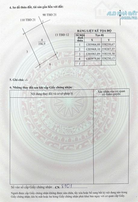 BÁN ĐẤT TT ĐÔNG THÀNH - ĐỨC HUỆ - 1