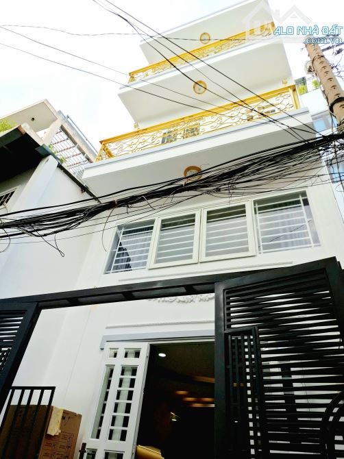 Chủ Ngợp,Bán Rẻ Nhà Hẻm Ôtô Ni Sư Huỳnh Liên Tân Bình Gần Q.10,30m2,5tầng mới đẹp chỉ 5ty3 - 1