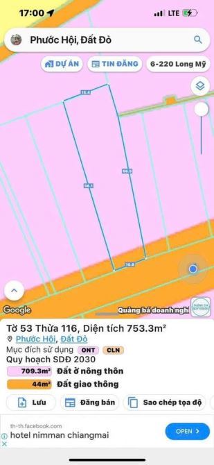 🌿 Đất đẹp trung tâm Phước Hội – Đất Đỏ, BRVT – Chủ gốc bán giá siêu tốt 💥 - 2