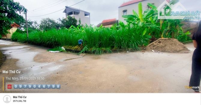 Lô góc xã Sóc Sơn-Hà Nội-gần 90m2-MT 6.2m-Hơn 1 tỷ-đường thông-oto tránh - 2