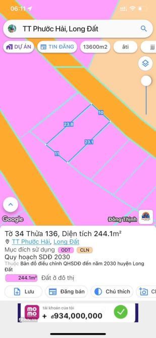 🌿 Siêu phẩm đất Phước Hải – 230m², nở hậu 11m, full tiện ích, giá chỉ 1,95 tỷ 🌊 - 2