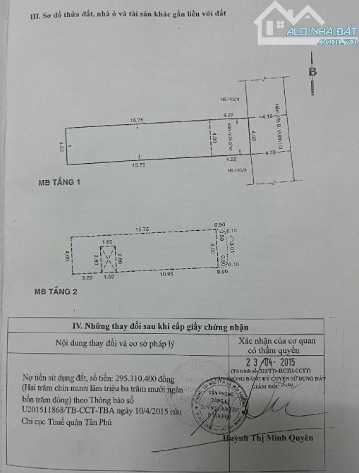 CHỈ HƠN 90TR/M2 ĐẤT TẶNG NHÀ 2 TẦNG - NHÀ SÁT MẶT TIỀN ĐƯỜNG VƯỜN LÀI - 2