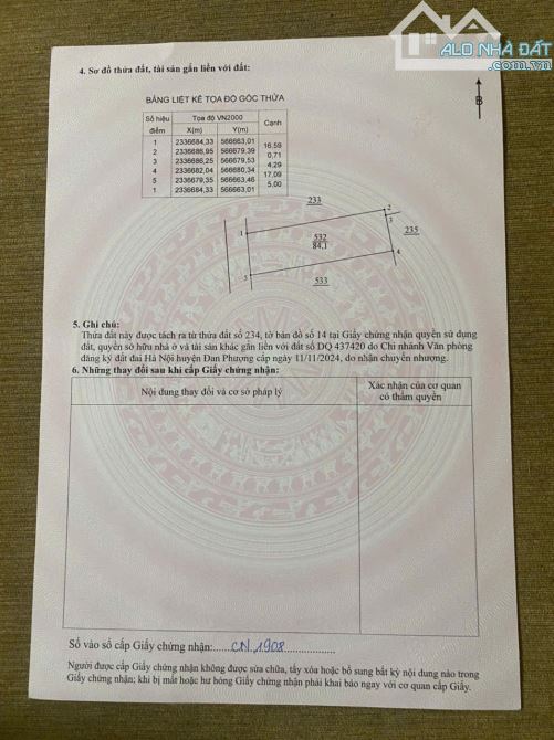 🌟 Bán 69,9m² Trung Châu A – Đường 4.5m, vị trí cực đẹp! 🌟 - 2