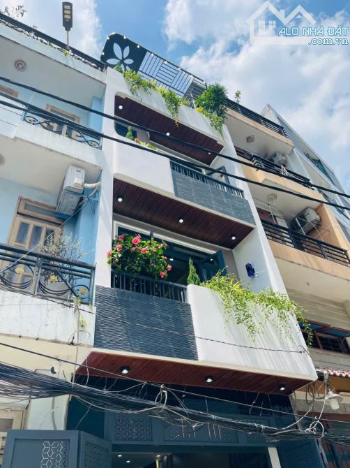 Bán nhà xây mới 100% hẻm xe hơi 4,5m đường số 44, P.14, 4 x 13, 4 tầng giá 6.85 tỷ tl - 2