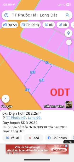 🌴 Nguyên vườn dừa ven biển Phước Hải 260m² – 2 mặt tiền tương lai, giá 2.2 tỷ 🌊 - 2