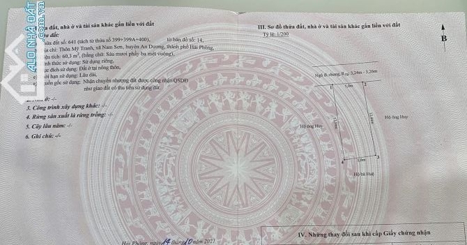 Ms Linh- 66m2 đất tại Mỹ Tranh, Nam Sơn, An Dương đường oto vào tận đất giá chỉ hơn 1 tỷ - 2