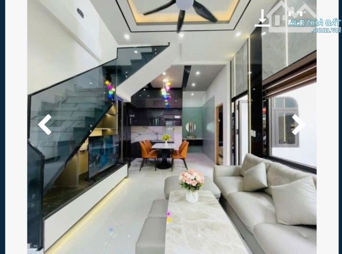 Nhà 2 tầng mới đẹp, kiến trúc vila biệt thự, kiệt tôn đản, gần lê trọng tấn. - 3