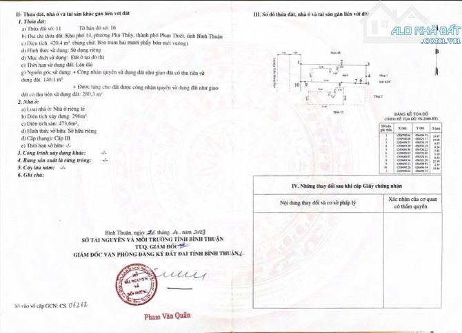 Bán nhà 420m2 đường Trần Hưng Đạo, Phú Thuỷ, Gần Khu Hùng Vương - 3
