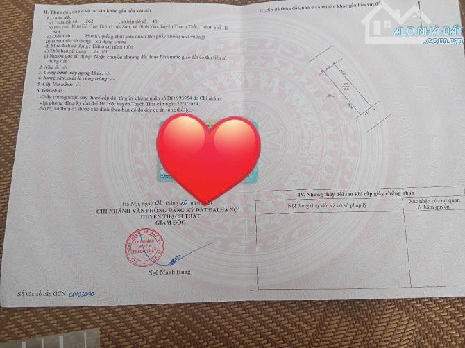 Chủ cần bán nhanh 95m 2 mặt thoáng giãn dân đà gạo giá tốt - 3