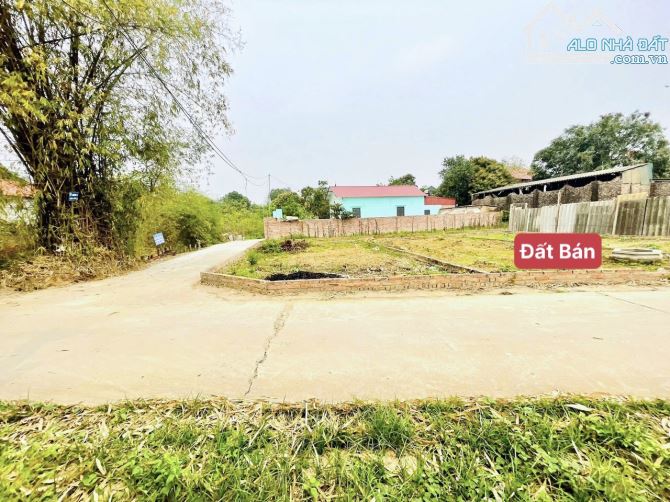 Bán Đất Tân Minh, Tân Phú, Sóc Sơn: dt 45m, mt 4.6m, giá 1.1 tỷ, sổ đỏ full thổ cư  m - 3