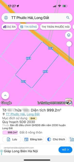 🌟 SIÊU ĐẸP Xã Phước Hải – 1000m², cách biển chỉ 3km, view núi Minh Đạm 🌊 - 3