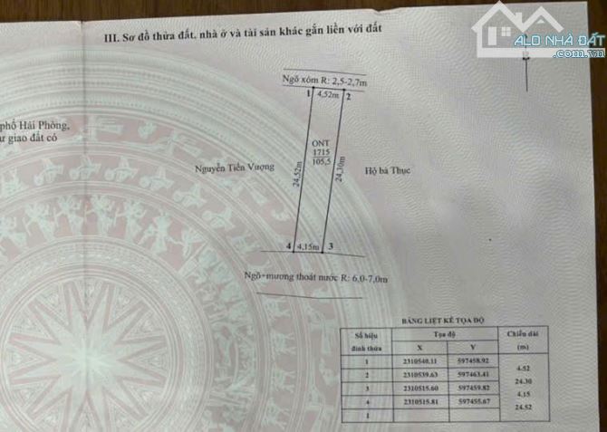 ❎Chào bán lô đất 105m2 tại phường thuỷ nguyên tp Hải Phòng - 3