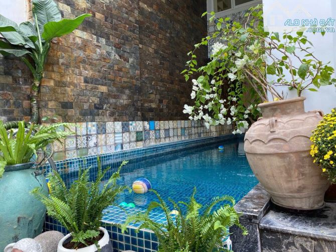 42 tỷ TL, Bán nhà trục Nguyễn Văn Hưởng, Thảo Điền, Dt : 10x21 CN 205m2, 4 Lầu, SHCC - 4