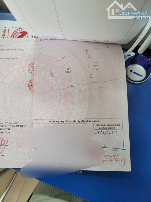 Chủ cần tiền bán gấp 597 m An Phú, Mỹ Đức, HN. Giá chỉ 5,3 tr/m cơ hội lớn cho nhà đầu tư - 4