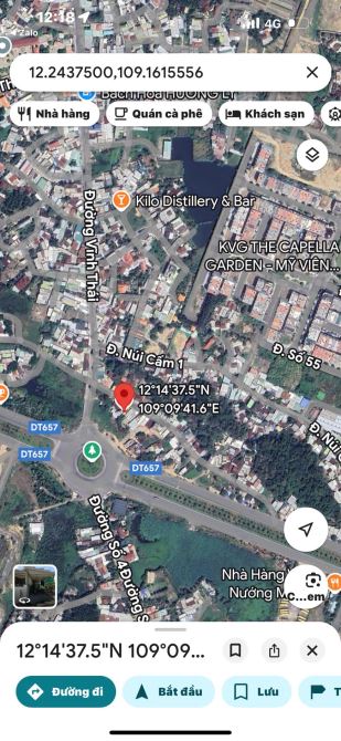 Bán lô đất đẹp ở đường Thái Thông , Vĩnh Thái . DT 60,5m2 , full đất ONT . Giá 3,1 tỉ - 4