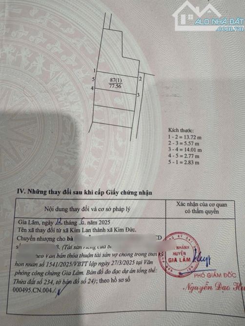 BÁN ĐẤT KIM LAN - Ô TÔ 4 CHỖ - NGÕ THÔNG - VÀI BƯỚC RA VỈA HÈ Ô TÔ TRÁNH - KINH DOANH  🆘 - 4