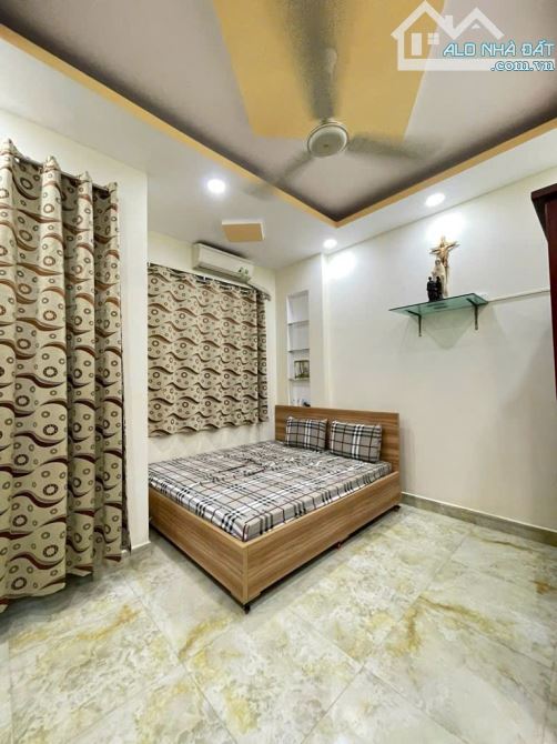 NHÀ 4 TẦNG ĐƯỜNG LIÊN TỈNH 5  2 XE NÉ NHAU CÁCH ĐƯỜNG LỚN VÀI CHỤC MÉT - 4