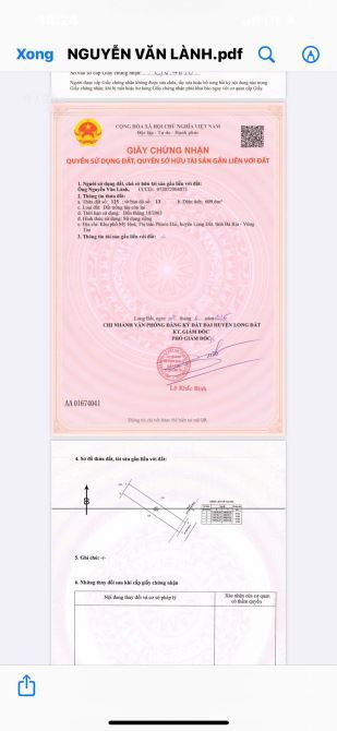 🛣️ Bán đất sát TL44B, TT Phước Hải, Long Điền – 609m², đất ở, giá 2.55 tỷ - 4