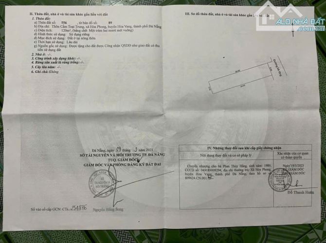 📌📌📌LÀM VIỆC TRỰC TIẾP GIÁ TỐT !!! Bán  lô đất cẩm toại trung hòa phong - 4