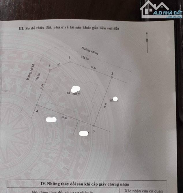 Biệt thự xây thô 4 tầng ĐTM Cầu Bươu, 367m2, lô góc, MT36m, 60 tỷ Thanh Trì - 5
