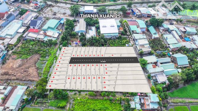 Cần tiền bán gấp lô đất 2 mặt tiền giá F0 ngay Thạnh Xuân 25 Quận 12 - 5