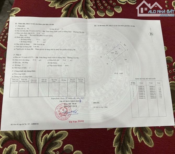 CĂN NHÀ DẤN NGÕ LÊ HỒNG SƠN - P NAM ĐỊNH - 5