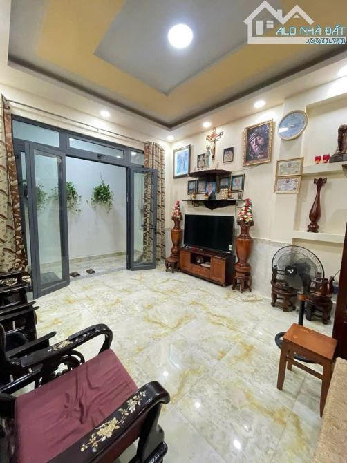 NHÀ 4 TẦNG ĐƯỜNG LIÊN TỈNH 5  2 XE NÉ NHAU CÁCH ĐƯỜNG LỚN VÀI CHỤC MÉT - 5
