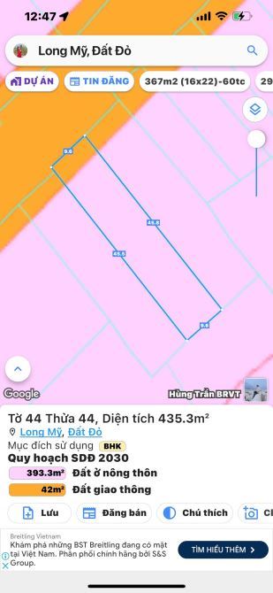🌟 Bán Đất VIP Long Mỹ - Đất Đỏ | 435m² (9,5x45) | Trung Tâm Phước Hải 🏡 - 5