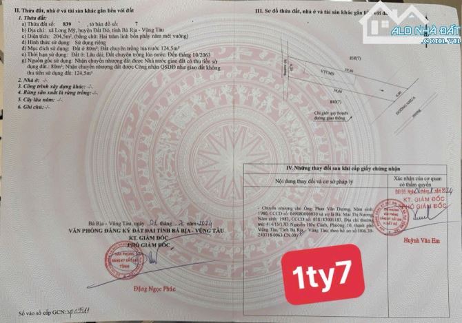 🌊 Long Mỹ sát biển Phước Hải – Đất Đỏ BRVT, view núi, giá chỉ từ 1,5 tỷ 🏡 - 7
