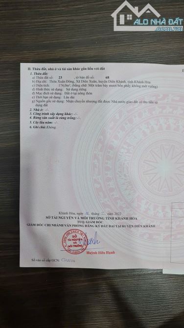 🌈Hạ Giá Bán lô đất 1,45 Tỷ mặt tiền đường Tỉnh Lộ 8 - Diên Xuân - Diên Khánh. - 7