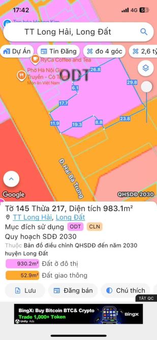 BÁN ĐẤT LONG HẢI - CÁCH BIỂN BÃI TẮM CHỈ 200M PHÙ HỢP ĐẦU TƯ KINH DOANH - 8