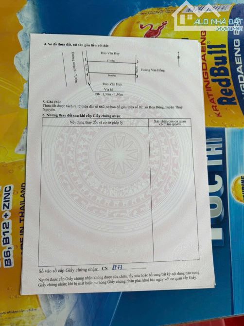 Chính chủ gửi bán Lô Đất siêu đẹp, mặt đường Hoa Động - Mặt đường nhựa apphan rộng 9m