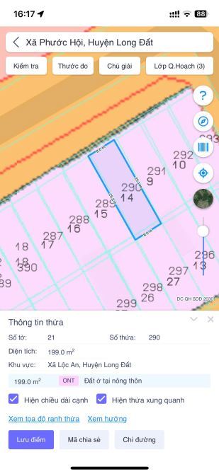 🏡 Bán đất đẹp xã Lộc An, Long Đất, full thổ cư, đường rộng 10m, giá 3.7 tỷ 🌟
